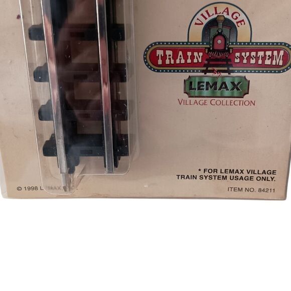 2 Lemax Train Tracks Straight NEW 84211 Expansion Replacement Village Collection - Picture 6 of 15
